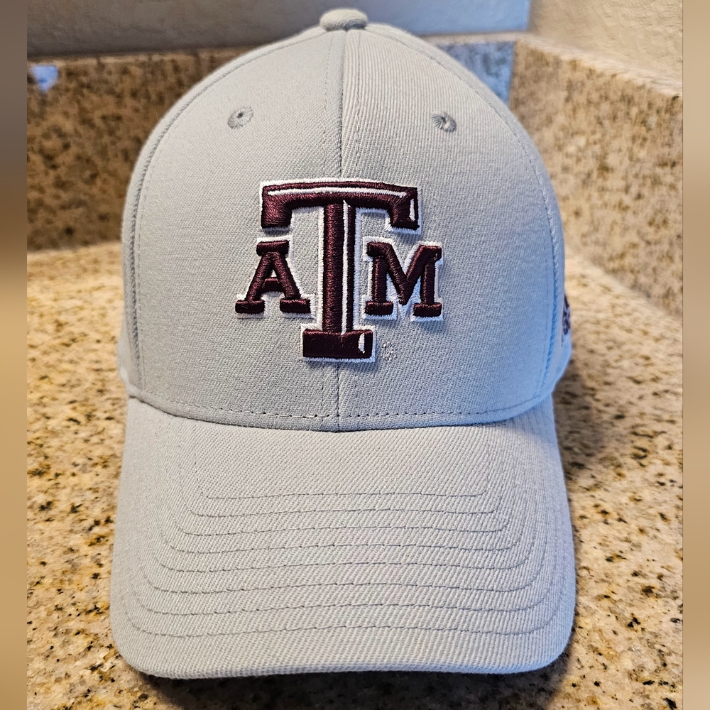 Gray Adidas Texas A&M Cap